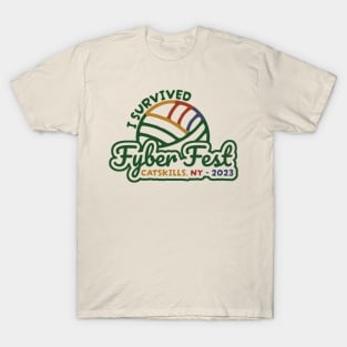 I Survived Fyber Fest 2023 T-Shirt